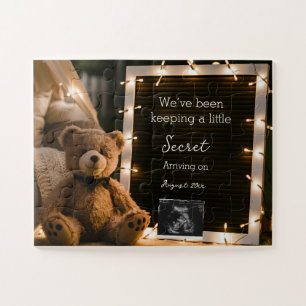 Teddybär Kuschelnacht Schwangerschaftsankündigung Puzzle