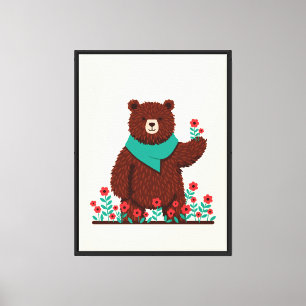 Teddybär Leinwanddruck