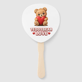 Teddybär Liebe Handventilator Fächer