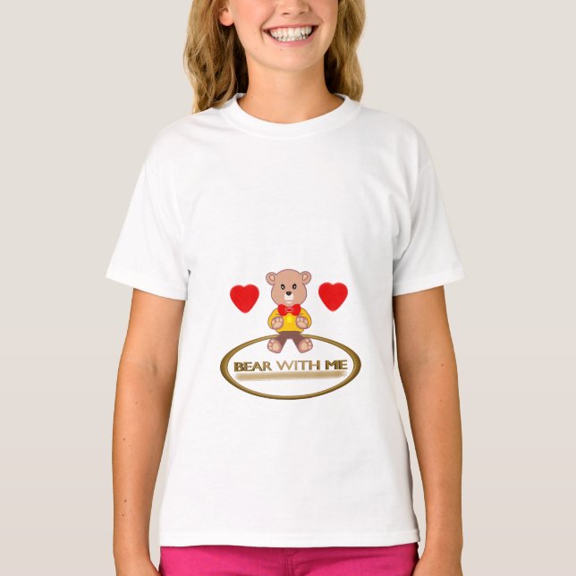 Teddybär Mit Mir T-Shirt (Vorderseite)