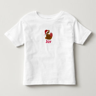 Teddybär mit Weihnachtsgeschenk - Freude Kleinkind T-shirt