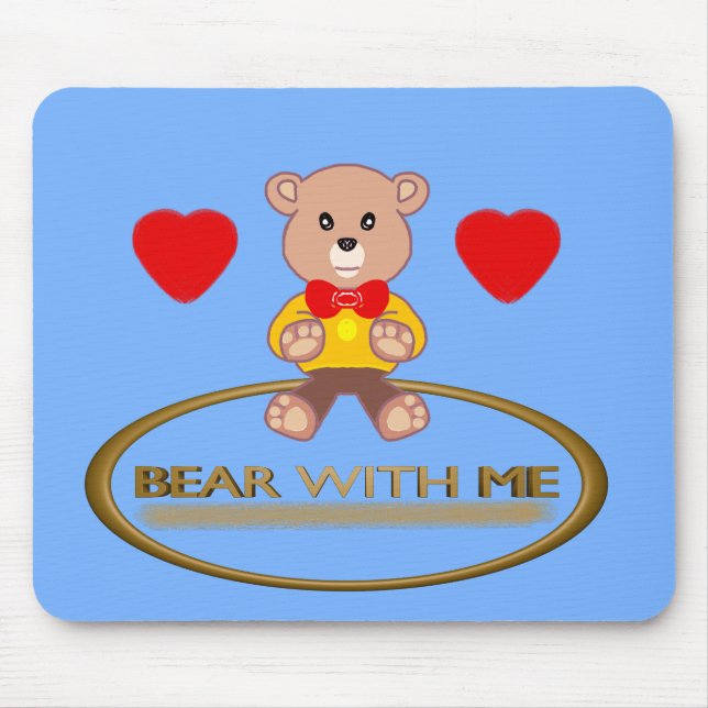 Teddybär  mousepad (Vorne)