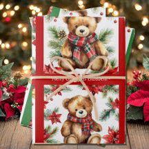 Teddybär Name hinzufügen Süßes Weihnachten 3
