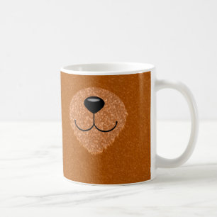 Teddybär-Nase und -Mund Kaffeetasse