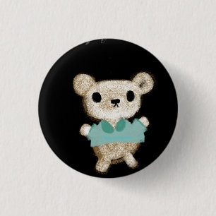 Teddybär niedliches Spielzeug süß neues Baby Es is Button