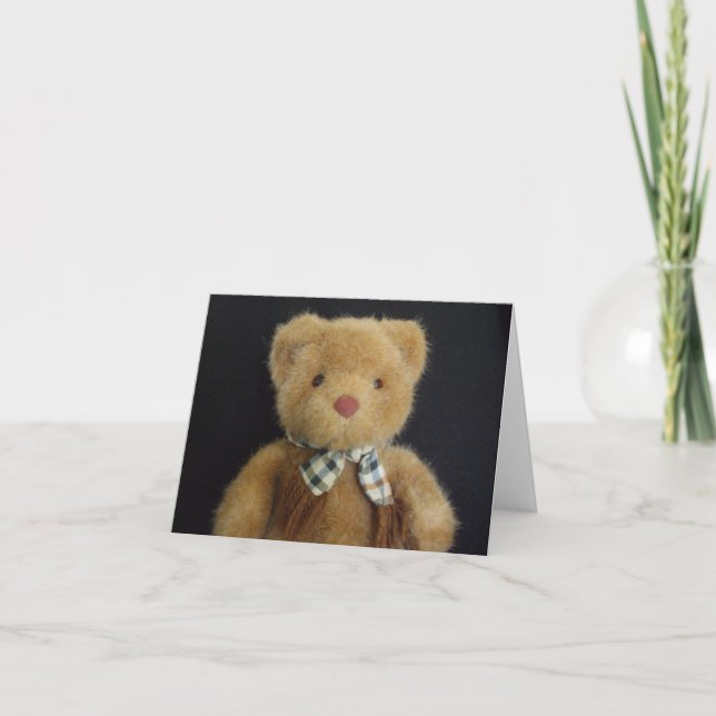 Teddybär notecard karte (Vorderseite)