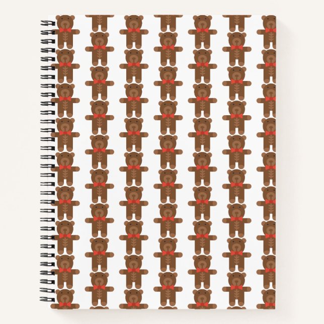Teddybär Notizbuch (Vorderseite)