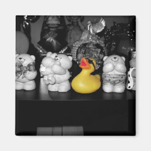 "Teddybär-Picknick-" Gummienten-Magnet Magnet