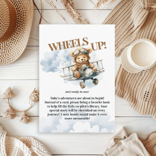 Teddybär-Pilot auf dem Weg Bücher für Baby Begleitkarte