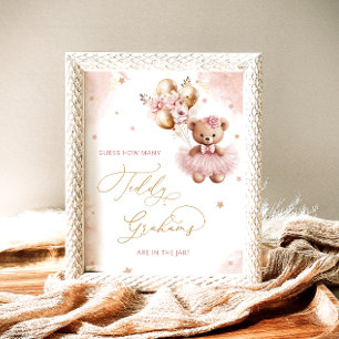 Teddybär-Ratespiel: Wie viele Grahams gibt es? Poster