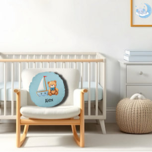 Teddybär Rundes Kissen