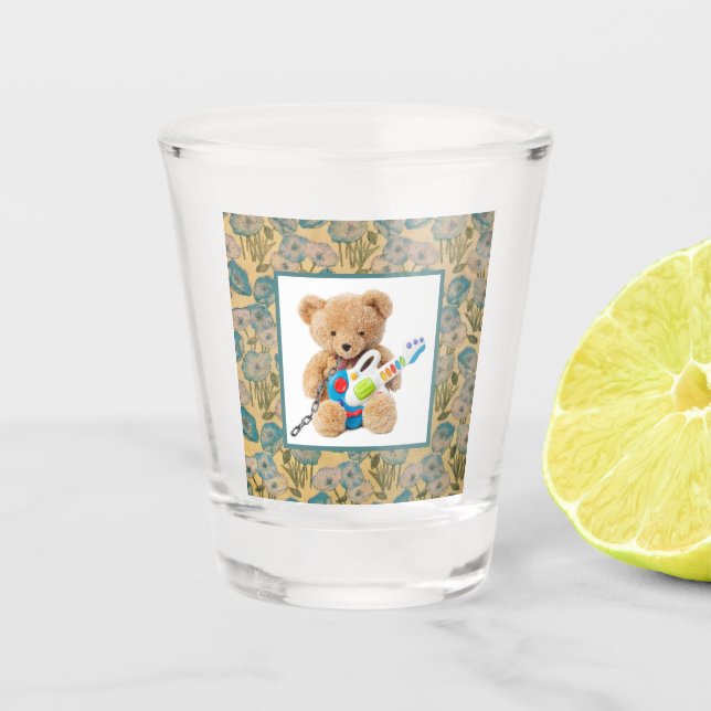 Teddybär Schnapsglas (Vorderseite)