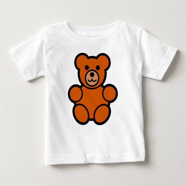 Teddybär, Spielzeug, niedlich Baby T-shirt (Vorderseite)