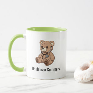 Teddybär-Stethoskop-Arzt Kinderarzt Tasse