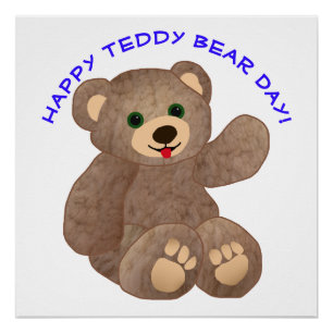 Teddybär-Tag Poster