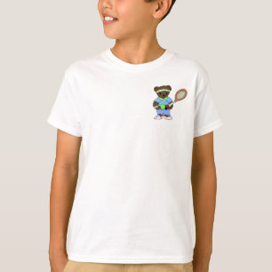 Teddybär-Tennisspieler T-Shirt