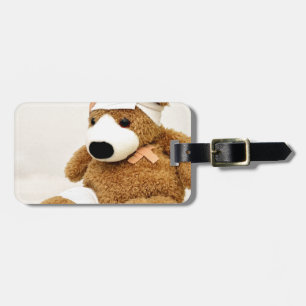 Teddybär Tier individuell personalisieren Gepäckanhänger