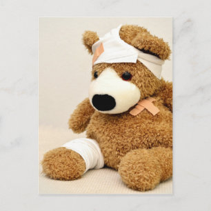 Teddybär Tier individuell personalisieren Postkarte
