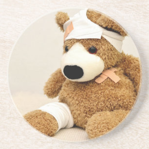 Teddybär Tier individuell personalisieren Untersetzer