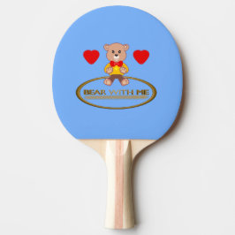 Teddybär tischtennis schläger
