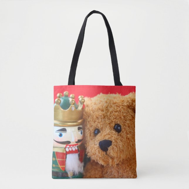 Teddybär und Nussknacker (Vorderseite)