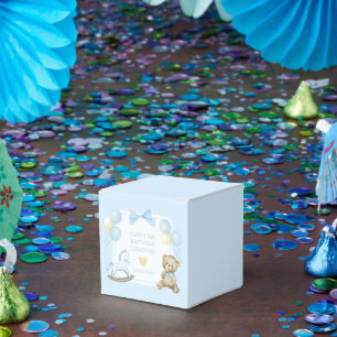 Teddybär und Rockpferd Geschenkschachtel