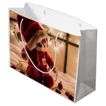 Teddybär-Weihnachtsgeschenk-Tasche