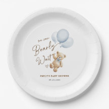 Teddybär Wir können es kaum erwarten Baby Boy Show