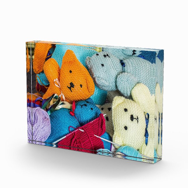 Teddybären-Foto Fotoblock (Rechts)