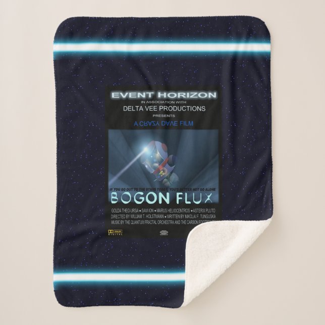 Teddybären im Weltraum Sherpadecke (Vorderseite)