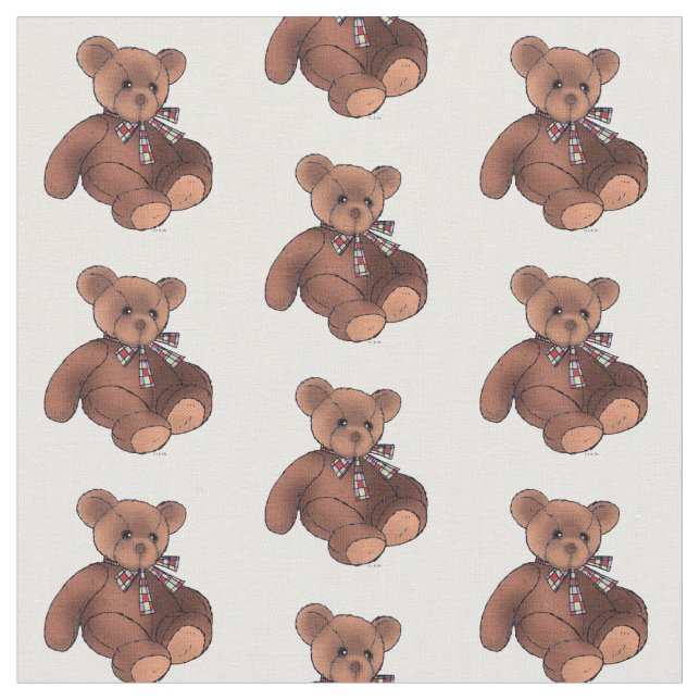 Teddybärenspielzeug Stoff (Nahaufnahme)