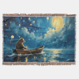 Teddybear fishing dream decke