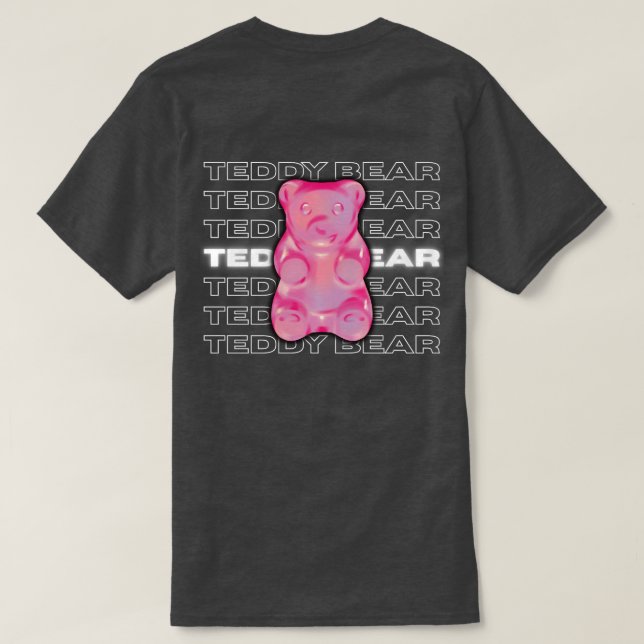 TeddyBear Graphic Streetwear T - Shirt (Design Rückseite)