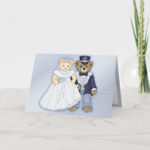 Teddybear Wedding Card Dankeskarte