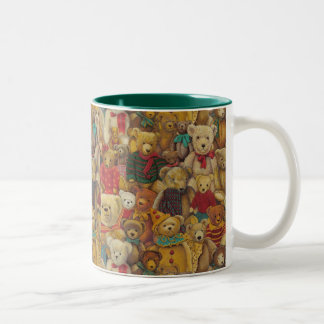 teddybear Weihnachten Zweifarbige Tasse