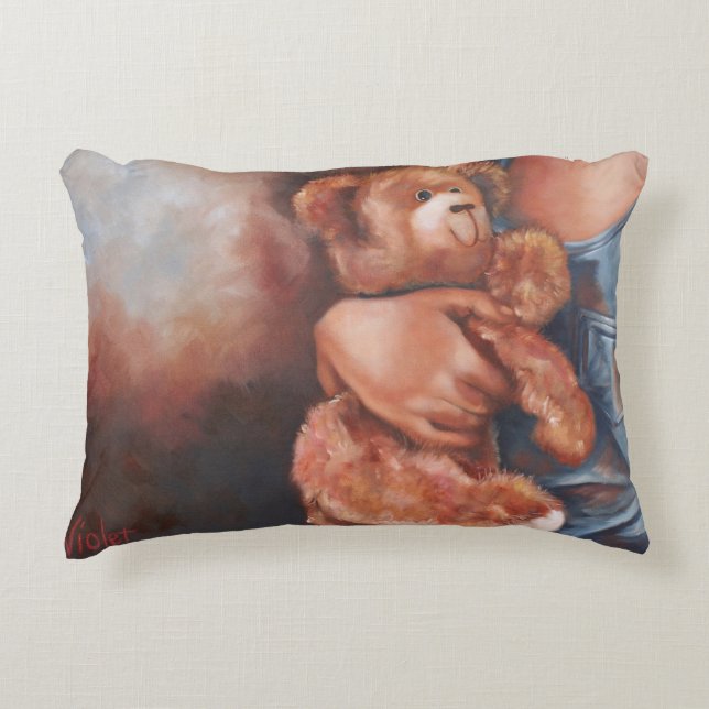 Teddybear Zierkissen (Vorderseite)