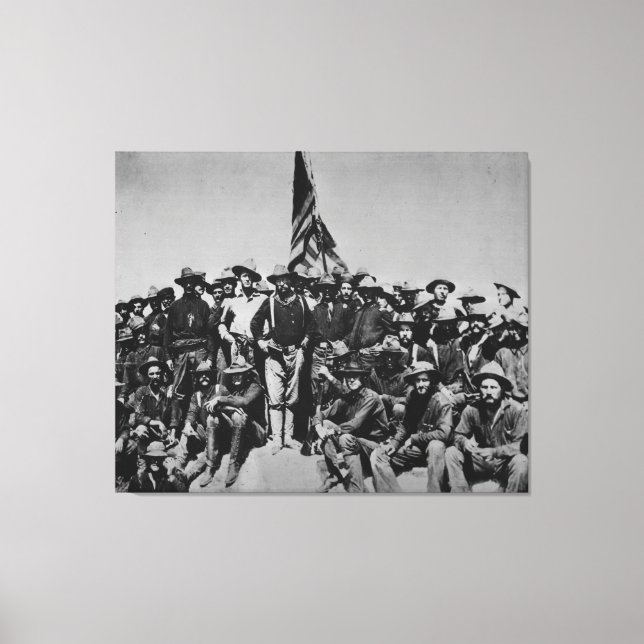 Teddy's Colts Teddy Roosevelt Rough Riders 1898 Leinwanddruck (Vorderseite)