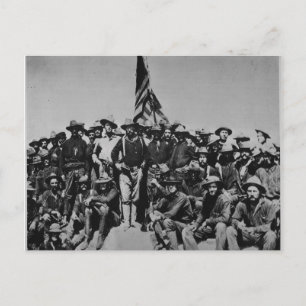 Teddy's Colts Teddy Roosevelt Rough Riders 1898 Postkarte
