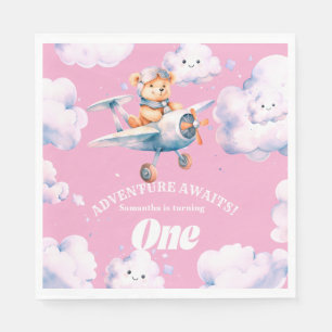 Teddys erste Geburtstagsexpedition Serviette