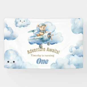 Teddy's erster Geburtstagsflug: Ein hochfliegender Banner