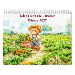 Teddy's Farm Life – Landkalender Kalender