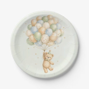 Teddys Geburtstagsplatte Pappteller