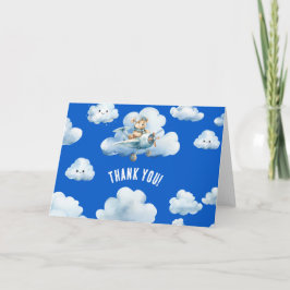 Teddy's Mile-High Celebration: 1. Geburtstag Dankeskarte