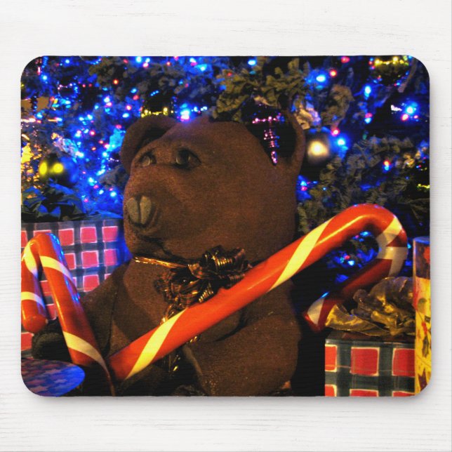 Teddys Weihnachten I Mousepad (Vorne)