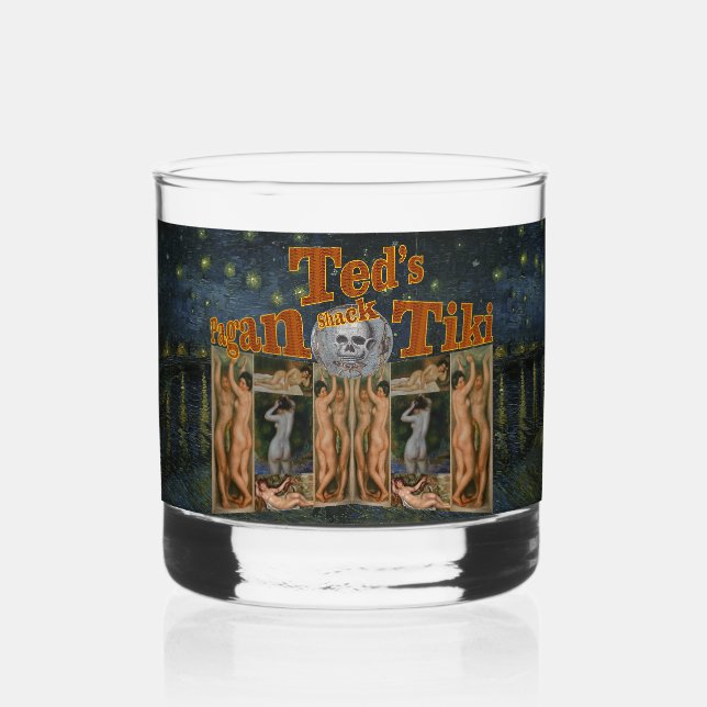 Ted's Pagan Tiki Shack Whiskyglas (Rückseite)