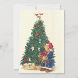 TEDY BEAR HOLIDAY PARTEI INVITE EINLADUNG