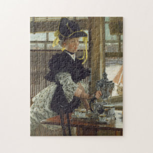 Tee 1872 (Öl auf Holz) Puzzle