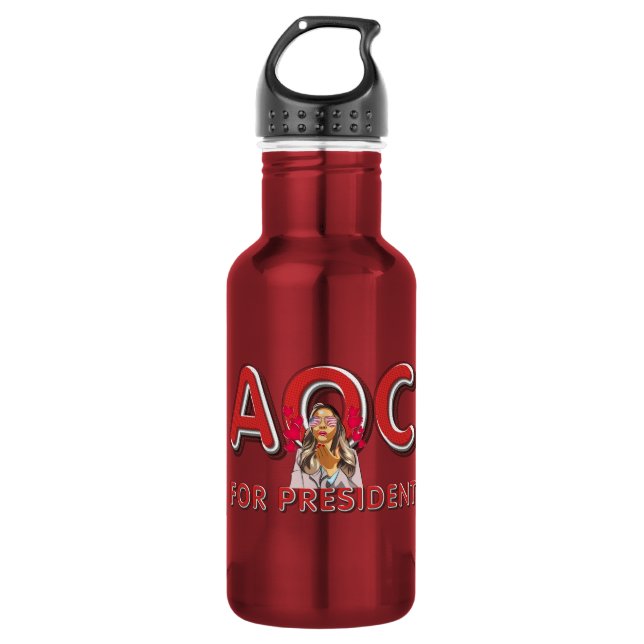 TEE AOC für Präsident Edelstahlflasche (Vorderseite)