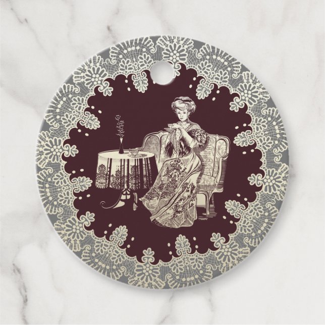 Tee aus Damengetränken Geschenkanhänger (Vorderseite)