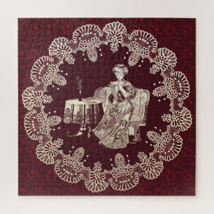 Tee aus Damengetränken Puzzle